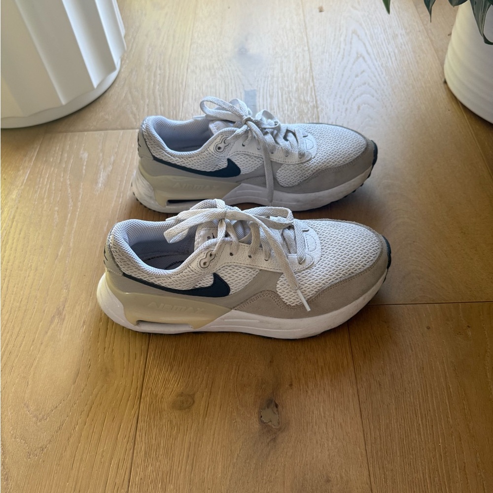 Nike White and Gray Athletic Shoes